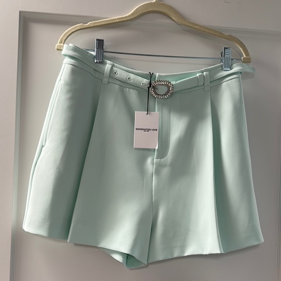 Generation Love Women's Mint Shorts - Picture 1 of 4